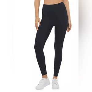 SPANX Classic Black Leggings Size Small 12” waist width 20” inseam MSRP $95